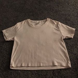 Vs pink crop tee